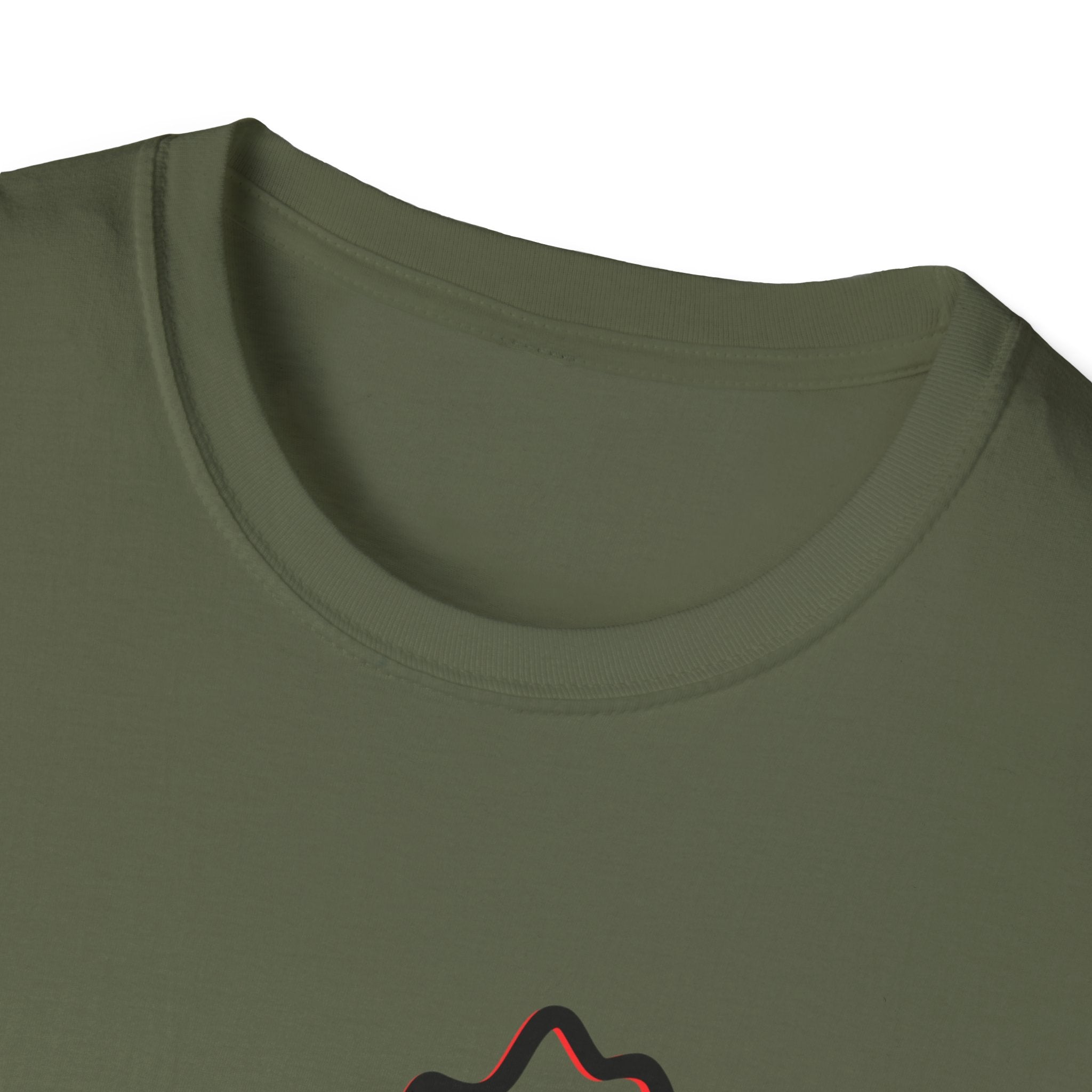 Virginia Outline T-Shirt — State Pride Tee with "West Virginia" Text