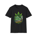 Cannabis Leaf 'Who Want Smoke' Graphic T-Shirt – Funny Smoking Shirt for Stoners