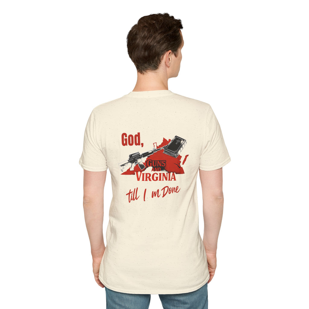 Virginia Outline T-Shirt — State Pride Tee with "West Virginia" Text