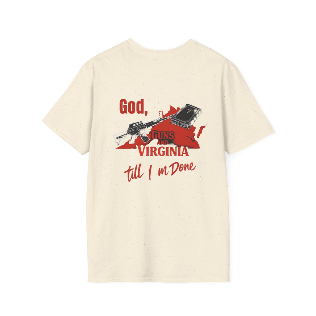 Virginia Outline T-Shirt — State Pride Tee with "West Virginia" Text