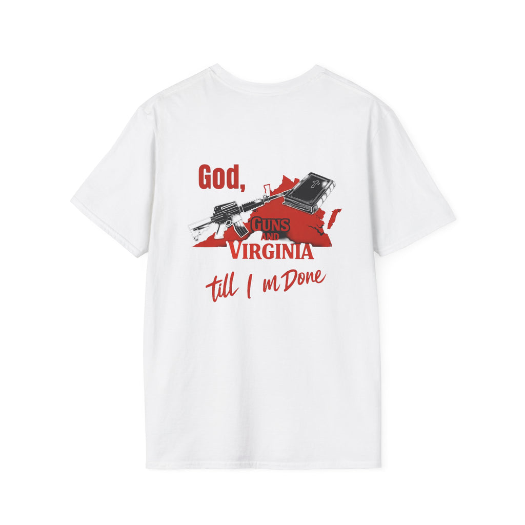 Virginia Outline T-Shirt — State Pride Tee with "West Virginia" Text
