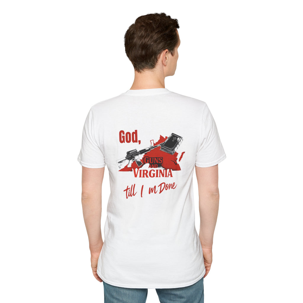 Virginia Outline T-Shirt — State Pride Tee with "West Virginia" Text