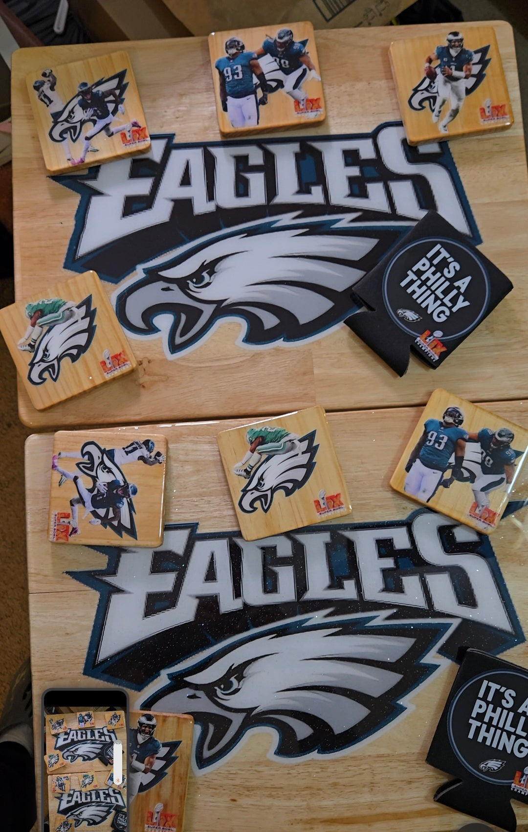 Custom foldable epoxy dinner tray