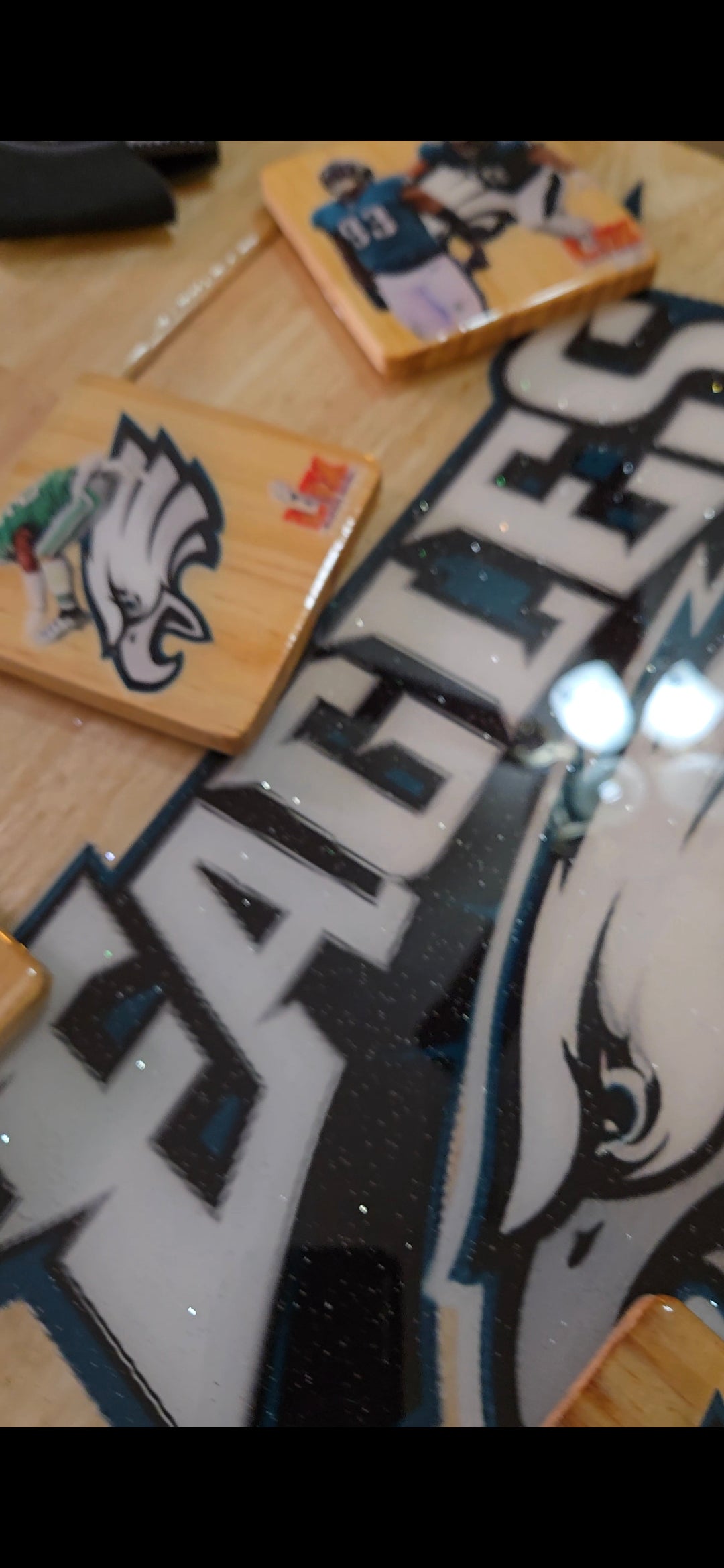 Custom foldable epoxy dinner tray